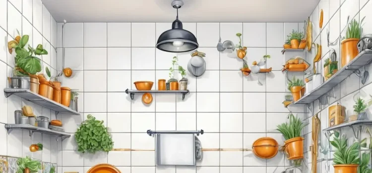 Плитка для кухни и ванной: виды, укладка, уход и дизайн-решения